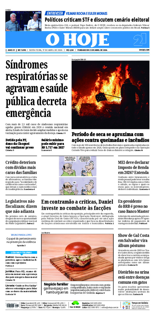 EDICAO 7095 17 04 2026 JORNAL O HOJE large