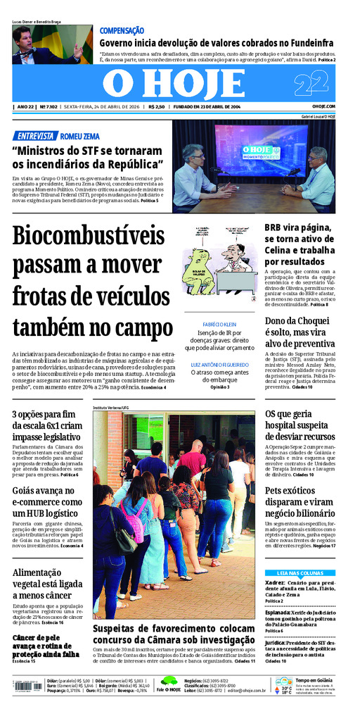 EDICAO 7102 24 04 2026 JORNAL O HOJE large