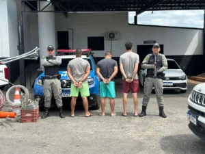 Funcionários são presos suspeitos de furtar fios de energia em Senador Canedo