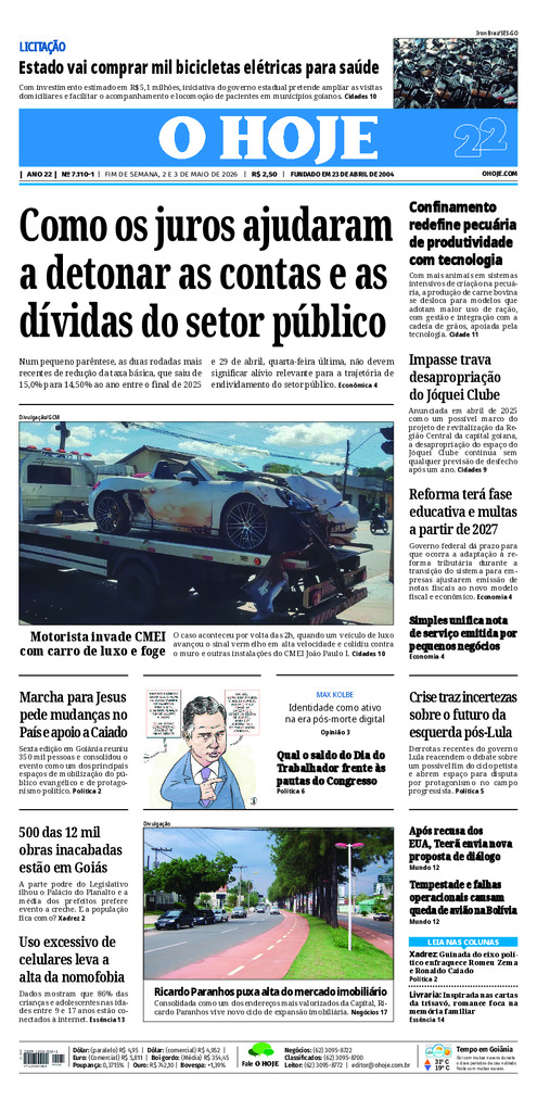 EDICAO 7110 11 02 03 05 2026 JORNAL O HOJE large