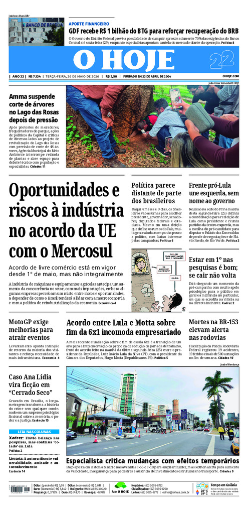 EDICAO 7134 26 05 2026 JORNAL O HOJE large