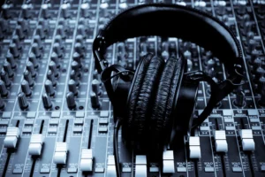 Music studio is