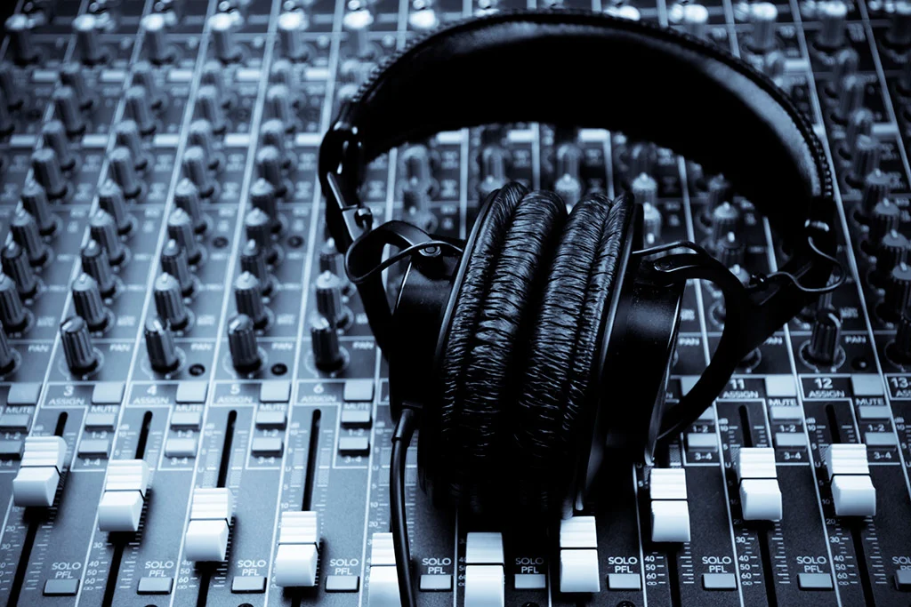Music studio is