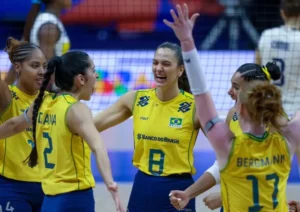 Brasil estreia na segunda fase da VNL com desfalques de Gabi e Zé Roberto