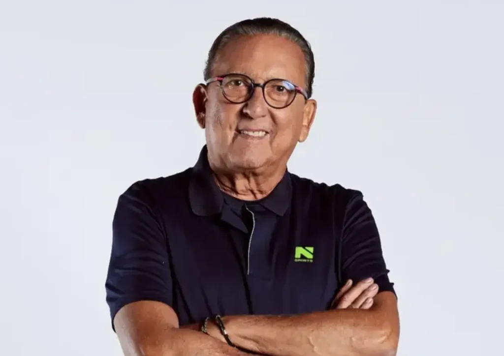 O narrador Galvão Bueno
