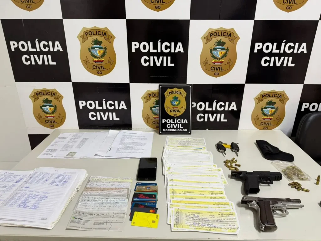 Intimidação e ameaças: Polícia Civil prende homem suspeito de agiotagem em Morrinhos