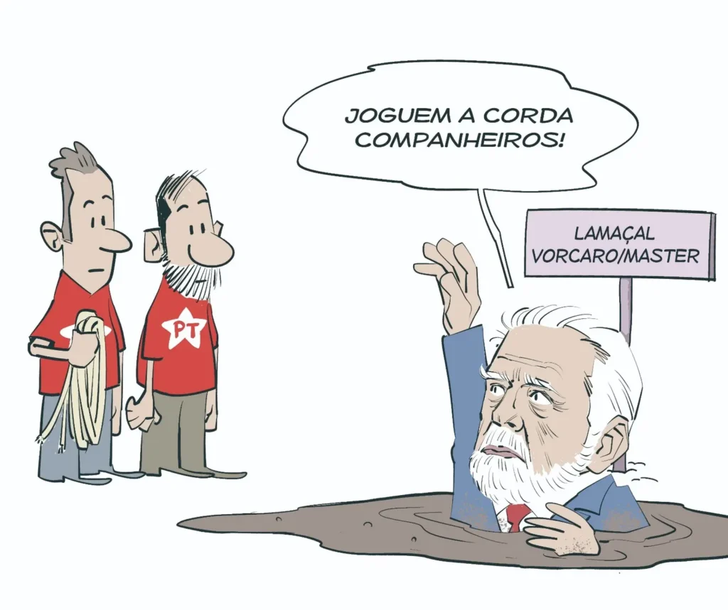 PT entra ‘oficialmente’ no lamaçal político criado por Vorcaro/Master
