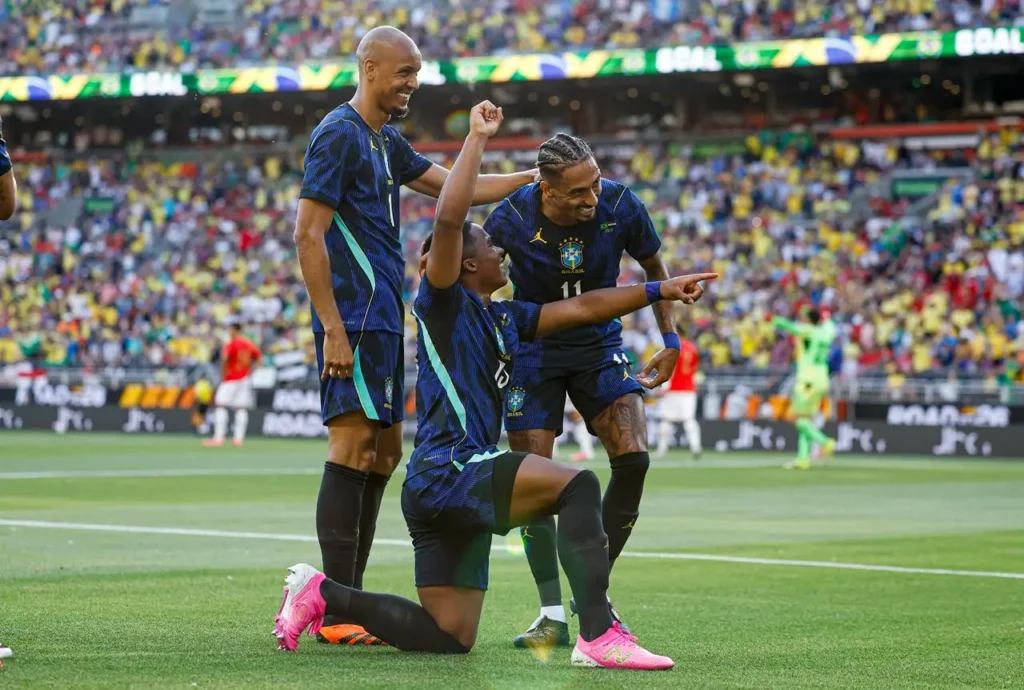 Brasil vence o Egito no último amistoso antes da Copa do Mundo