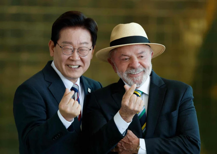 Lula e presidente da Coreia do Sul firmam acordos em comércio, energia e tecnologia