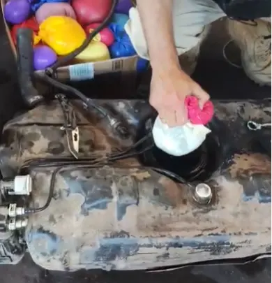 PRF flagra motorista transportando haxixe em tanque de combustível, em Morrinhos