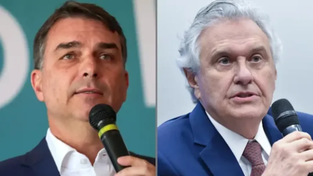 Goianos acompanham convenções que oficializam Flávio e Caiado ao Planalto 