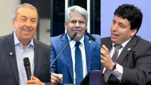 Zé Mário, Luiz do Carmo e Adriano Rocha Lima