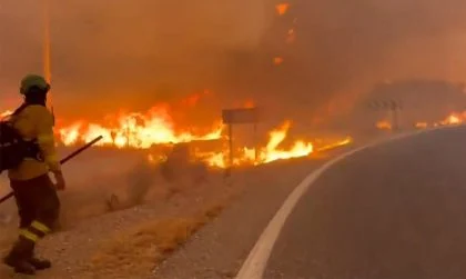 Incêndio na Espanha