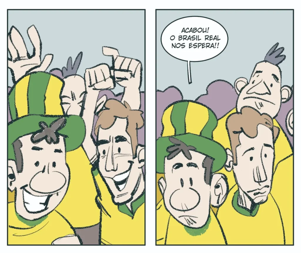Seleção Brasileira perde, mas ajuda o País a voltar para a realidade política