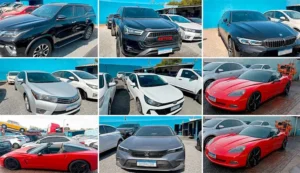 Corvette, BMW e Hilux SW4: TJGO leiloa 417 veículos apreendidos em Goiás