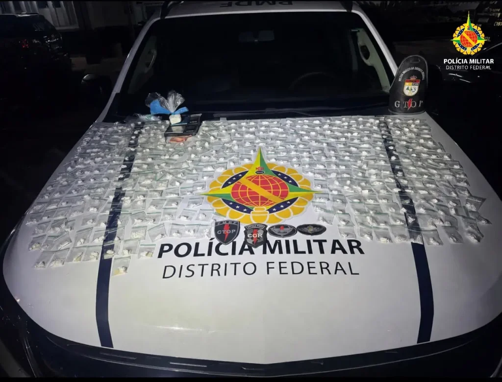 Polícia Militar prende suspeito de tráfico e apreende cocaína durante operação no Itapoã (DF)