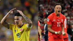 Suíça x Colômbia: veja horário, onde assistir e escalações