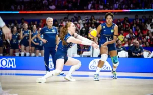 Com show de Ana Cristina, Brasil vence o Japão e avança à semifinal da VNL Feminina