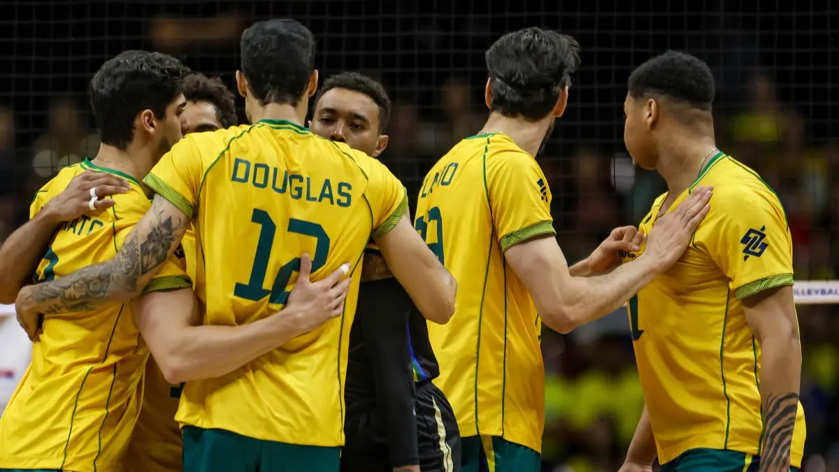 Brasil enfrenta a França pela VNL masculina; veja horário e onde assistir