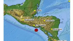 Terremoto de magnitude 5,5 atinge costa de El Salvador