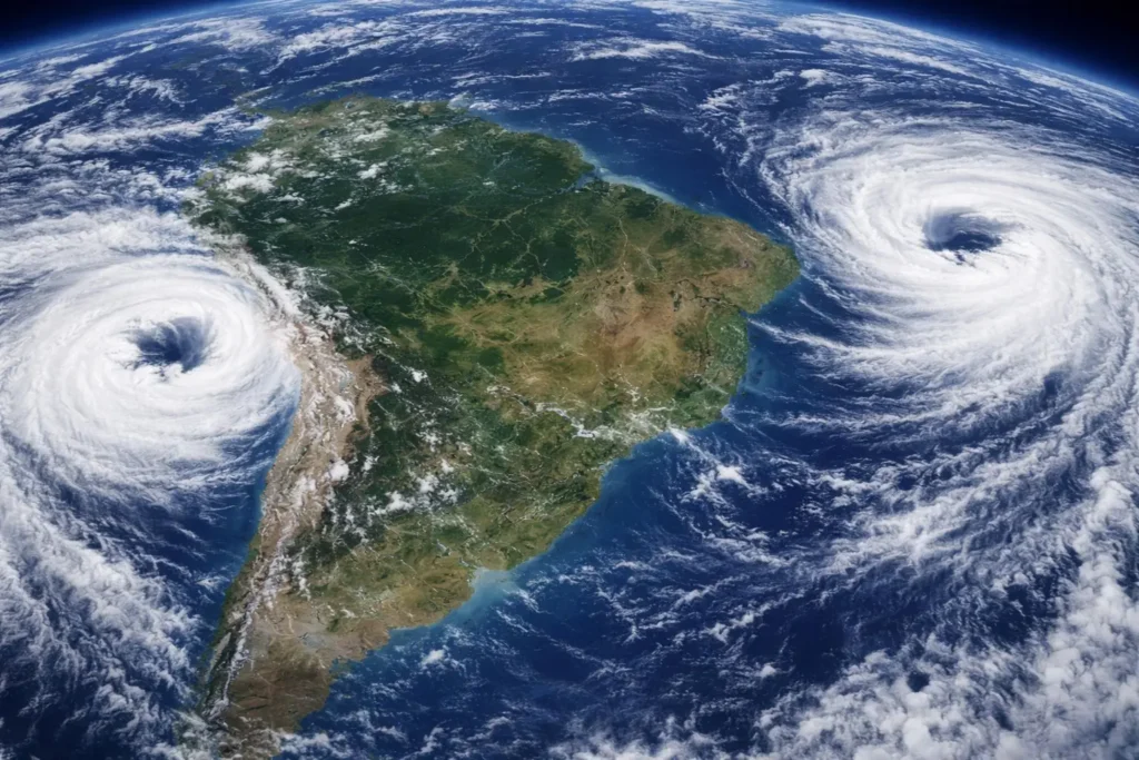 Vendaval coloca cerca de 50 cidades de Goiás em alerta para ventos de até 60 km/h;confira