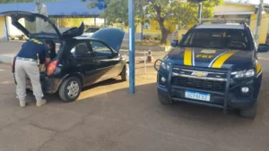 52 kg de maconha são encontrados escondidos em carro na BR-153, em Uruaçu