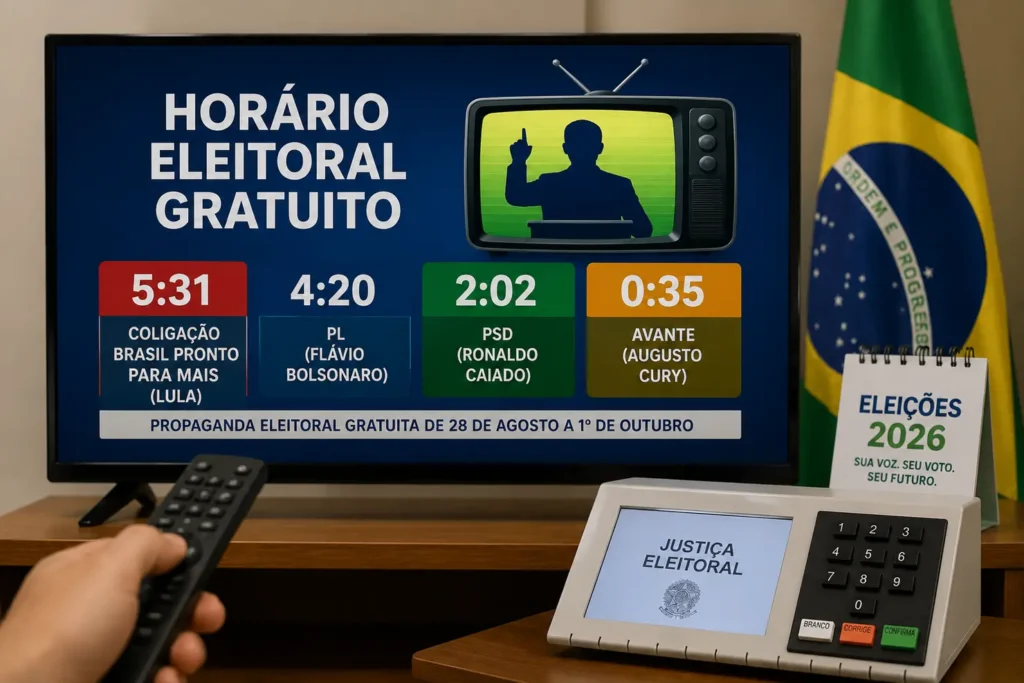 Lula terá maior tempo de TV; veja espaço de cada presidenciável