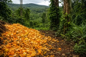 Cascas de laranja transformam área degradada em floresta na Costa Rica
