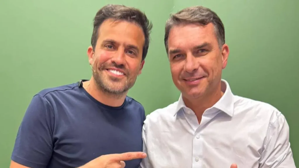 ‘Cara do bem e preparado’, diz Flávio Bolsonaro sobre Pablo Marçal