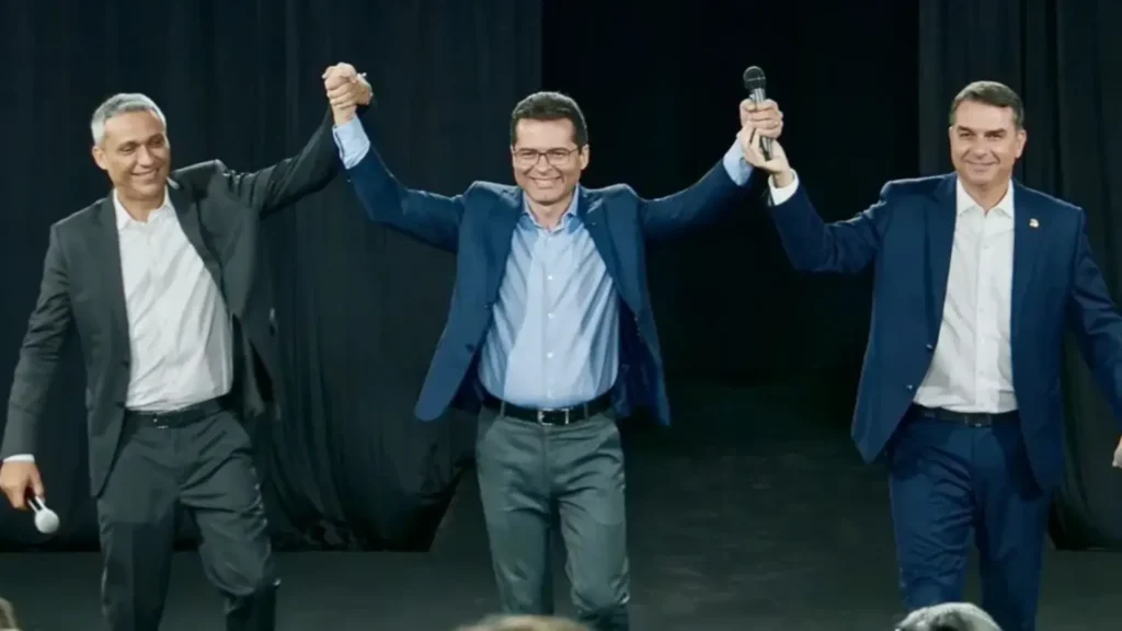 Gayer e Oséias Varão participam de encontro de candidatos ao Senado com Flávio Bolsonaro