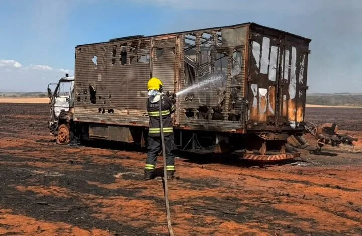 Incêndio em vegetação mata uma pessoa e destrói veículos em São Luiz do Norte