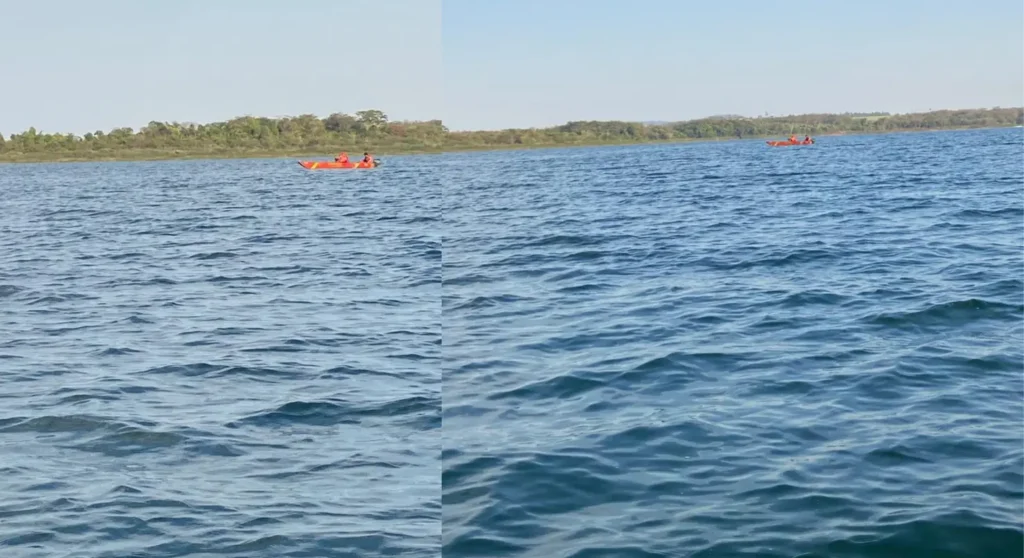 Corpo de uma vítima é localizado após embarcação virar no Rio Paranaíba, em Corumbaíba