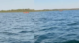 Corpo de uma vítima é localizado após embarcação virar no Rio Paranaíba, em Corumbaíba