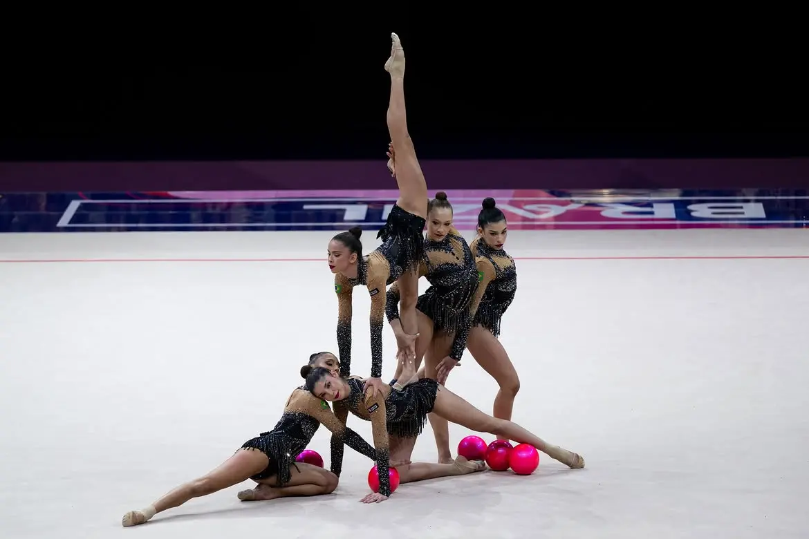 Ginástica rítmica: Brasil conquista bronze no Mundial e carimba vaga olímpica antecipada