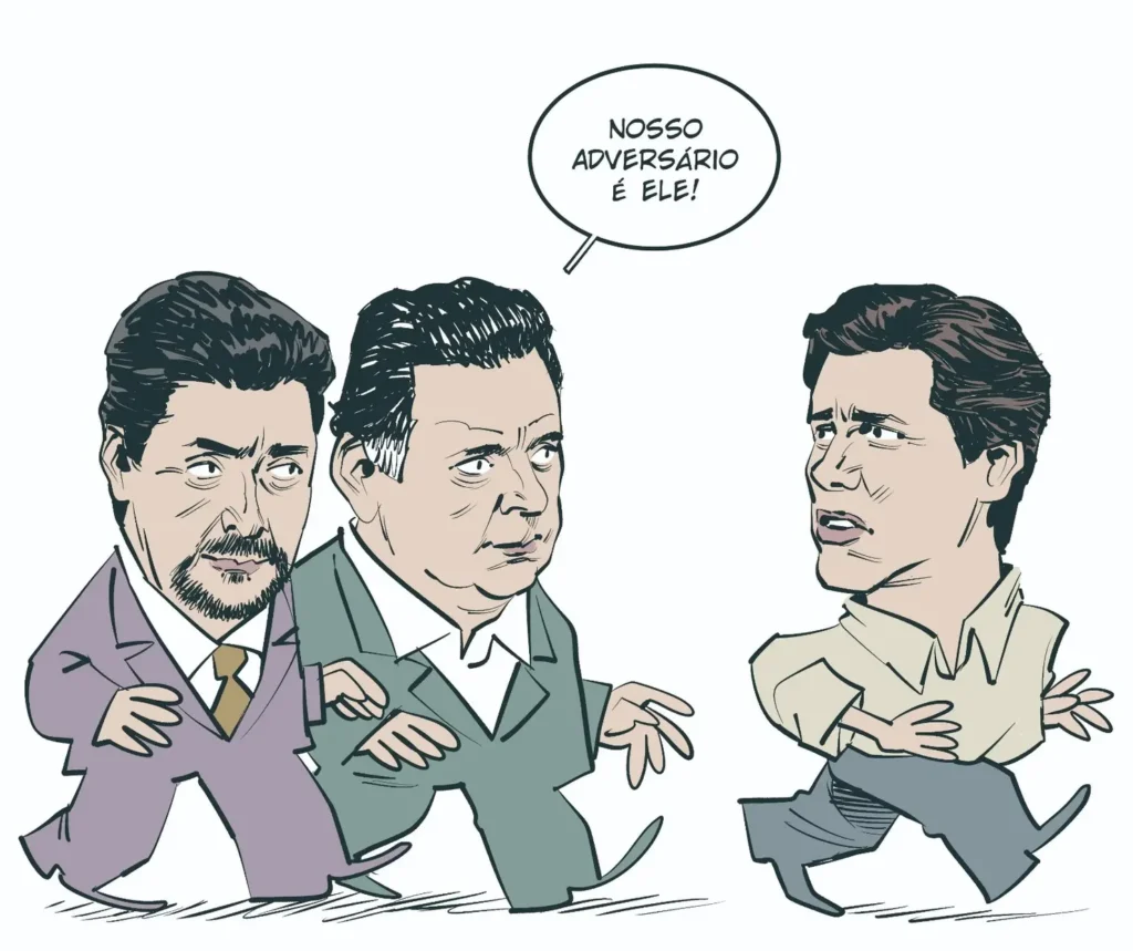 Marconi e Wilder: adversários na conquista do segundo turno