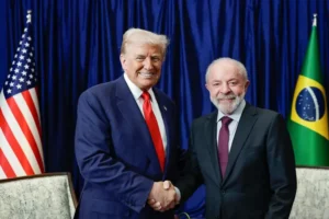 Lula cita queda no desmatamento e diz: “Vou mandar foto para Trump”