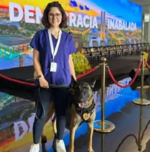 Veterinária atacada por cão do Senado está em estado grave na UTI