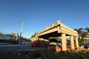 Viaduto começou a ser construído em maio de 2023, na gestão do ex-prefeito Rogério Cruz. (Foto: Alex Malheiros/Prefeitura de Goiânia)
