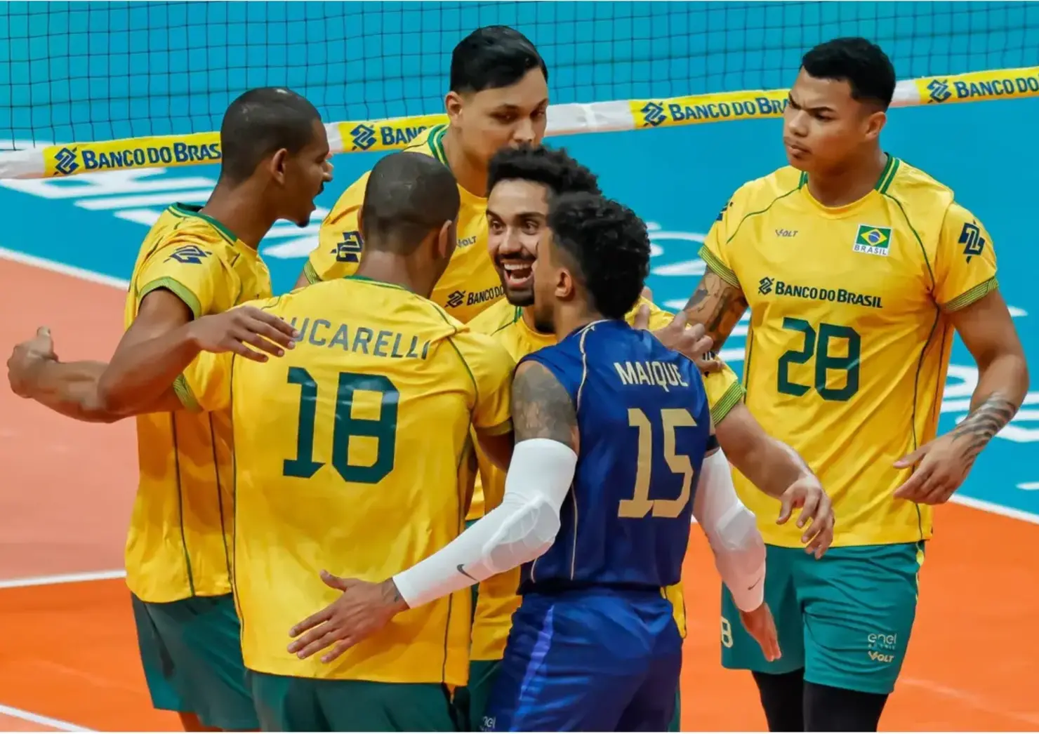 Brasil vence a Colômbia e segue invicto no Sul-Americano de Vôlei