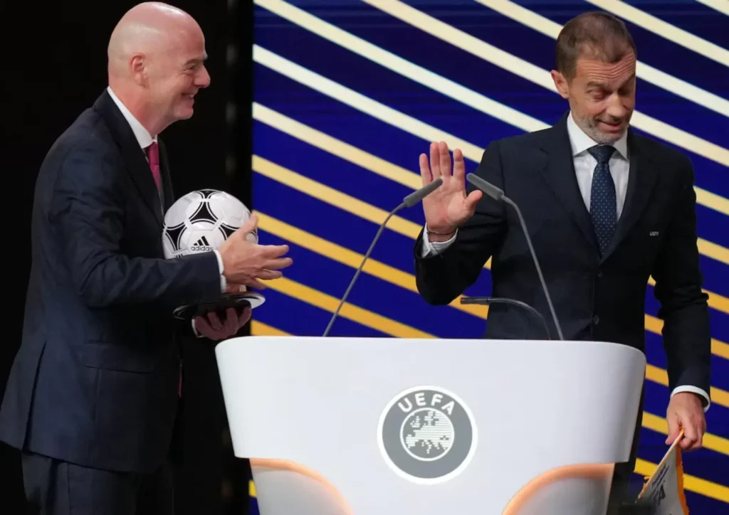 Fifa acusa Uefa de campanha de desinformação em disputa sobre receitas da Copa