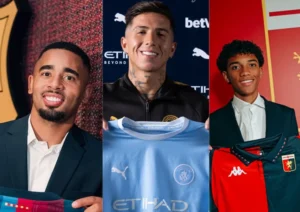 Enzo Fernández, Gabriel Jesus e jovens promessas movimentam último dia da janela europeia
