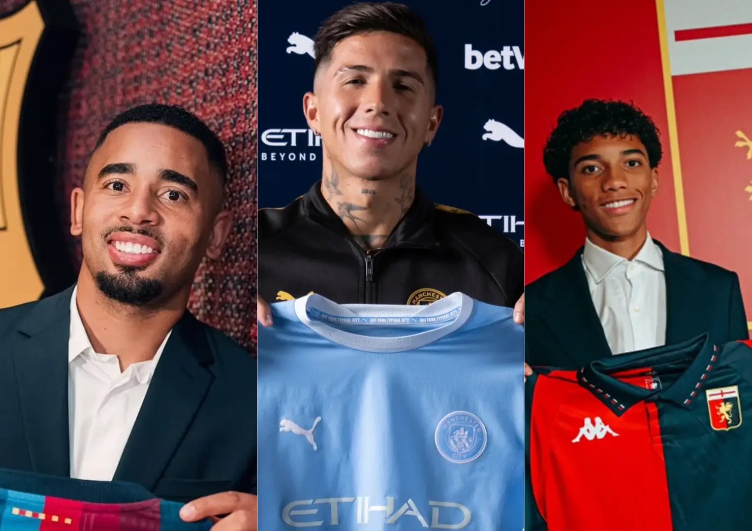Enzo Fernández, Gabriel Jesus e jovens promessas movimentam último dia da janela europeia