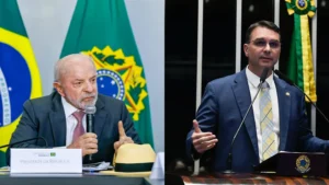 TSE nega pedido de Flávio Bolsonaro para retirar campanha de Lula que associa o senador ao Master