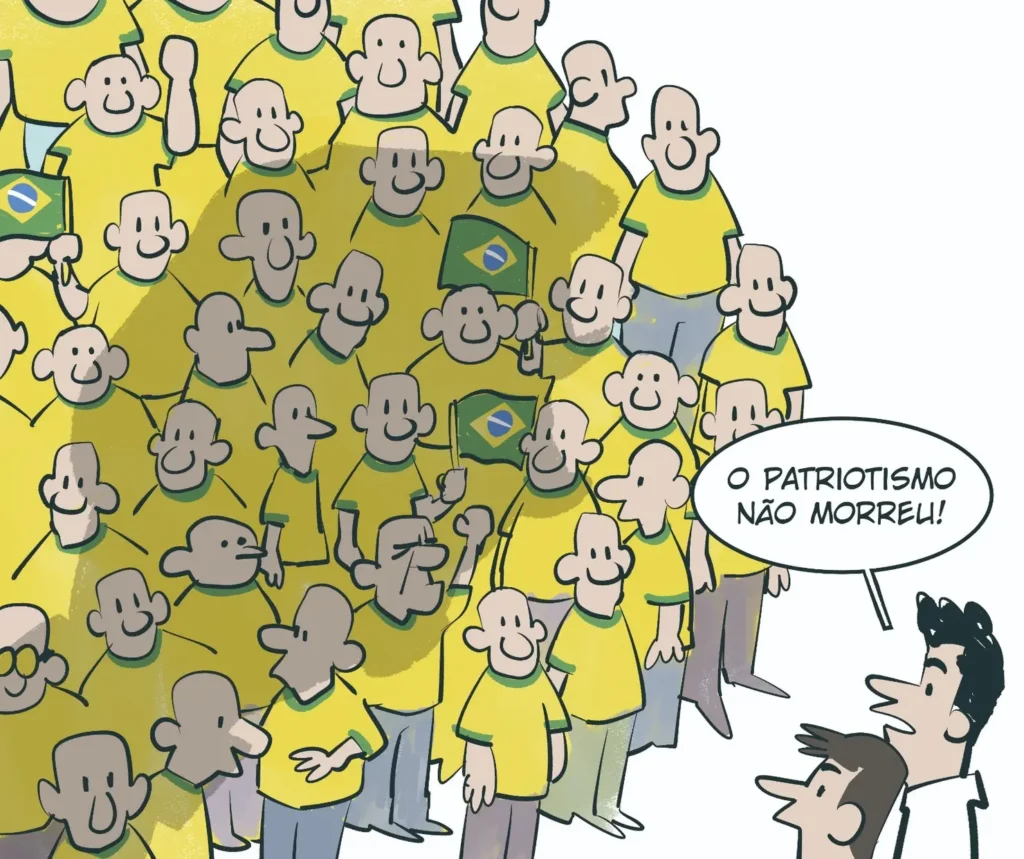 Verde-amarelo bolsonarista volta às ruas contra Moraes