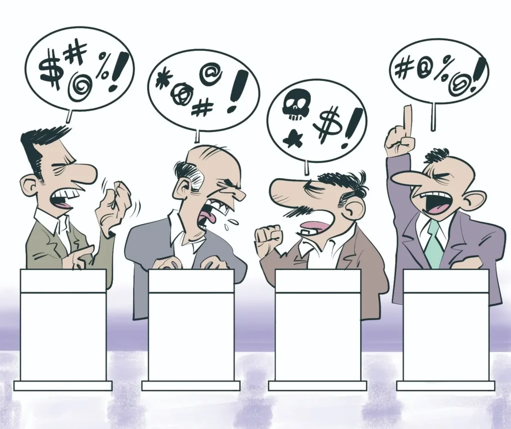 Debates políticos só têm bate-boca e não atraem mais o cidadão-eleitor