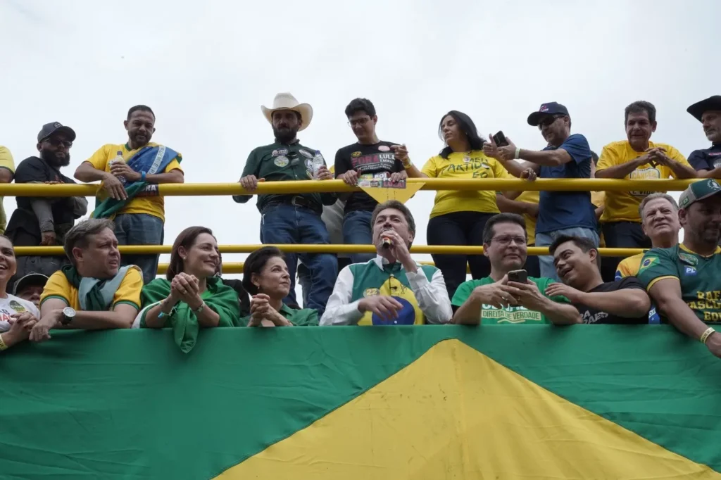 “Candidato sem a foto de Wilder não terá meu voto”, diz Ana Paula em ato de 7 de Setembro em Goiânia