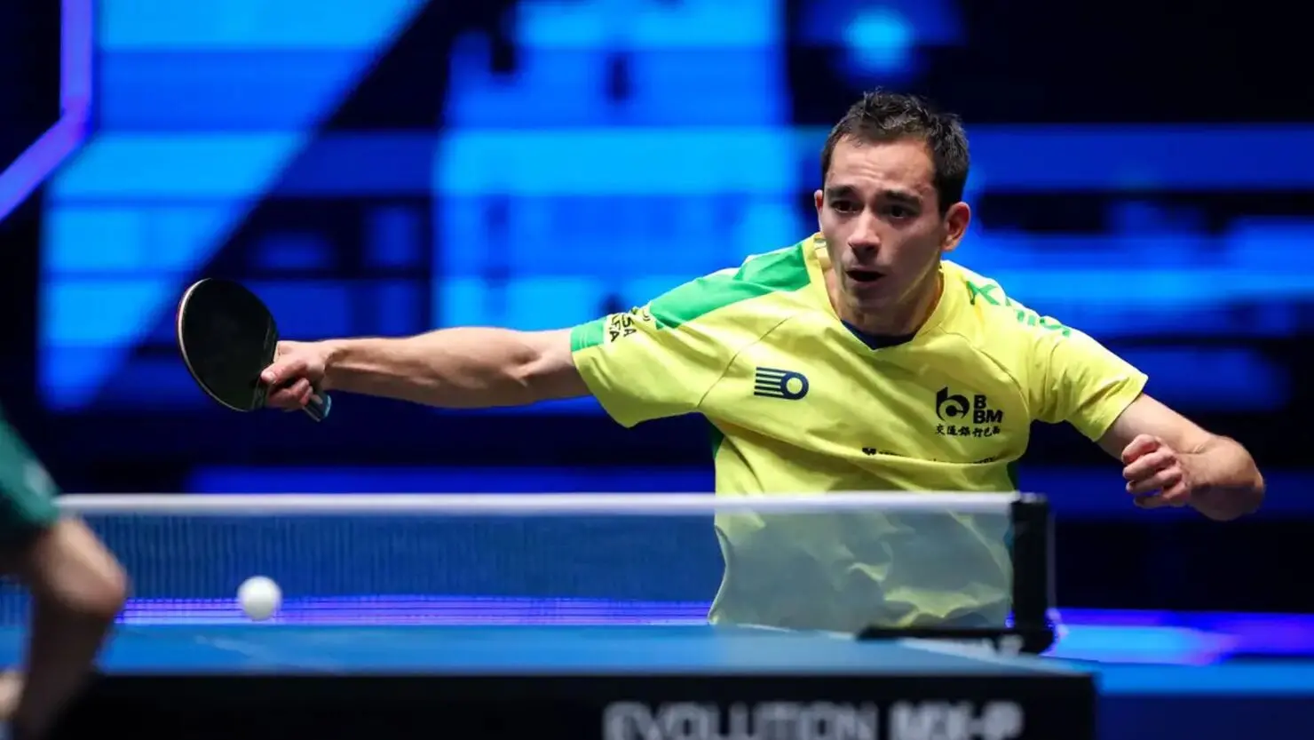 Hugo Calderano e Bruna Takahashi estreiam no WTT Macao nesta terça (08); confira
