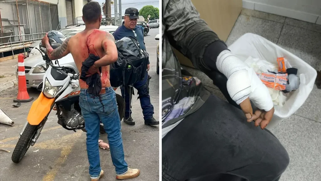 Paralisação de entregadores termina com três esfaqueados em Aparecida de Goiânia