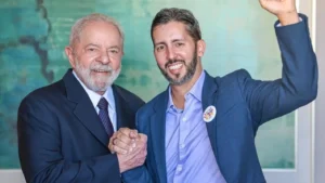 Lula e Leandro Grass