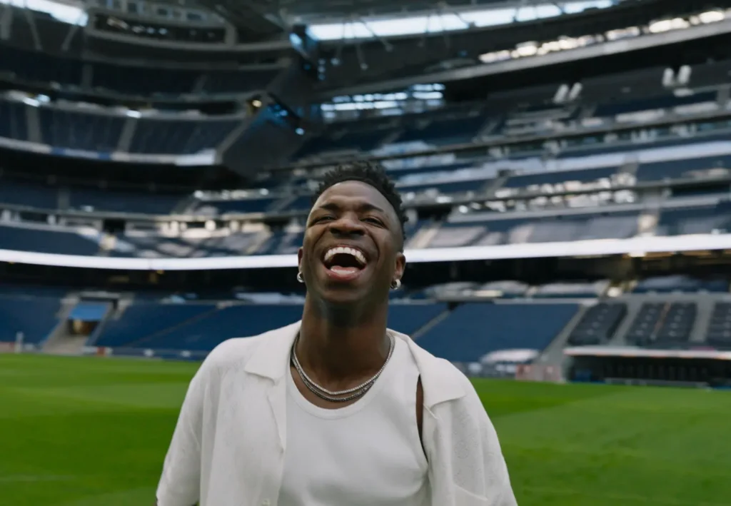 Documentário sobre Vinicius Jr. é indicado ao Emmy Internacional na categoria Melhor Documentário Esportivo